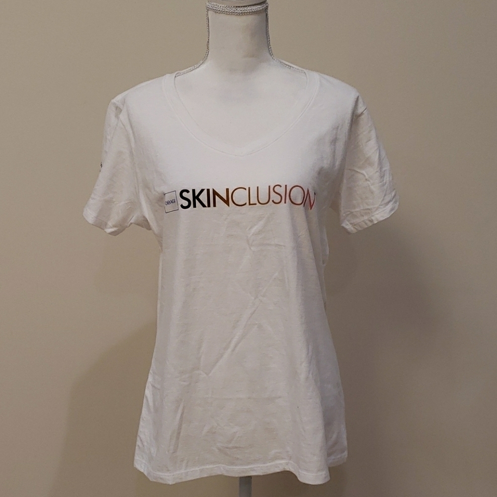NEW Cotton Women's T Shirt Short Sleeve Size L